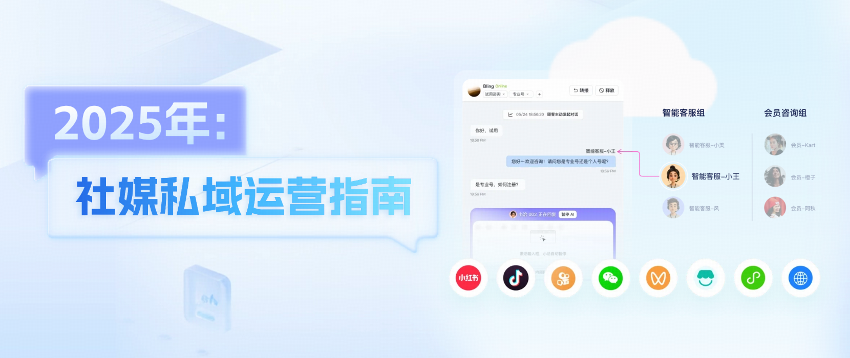 2025 年全渠道社媒私域运营指南：美洽AI如何助力品牌打造高效引流闭环？