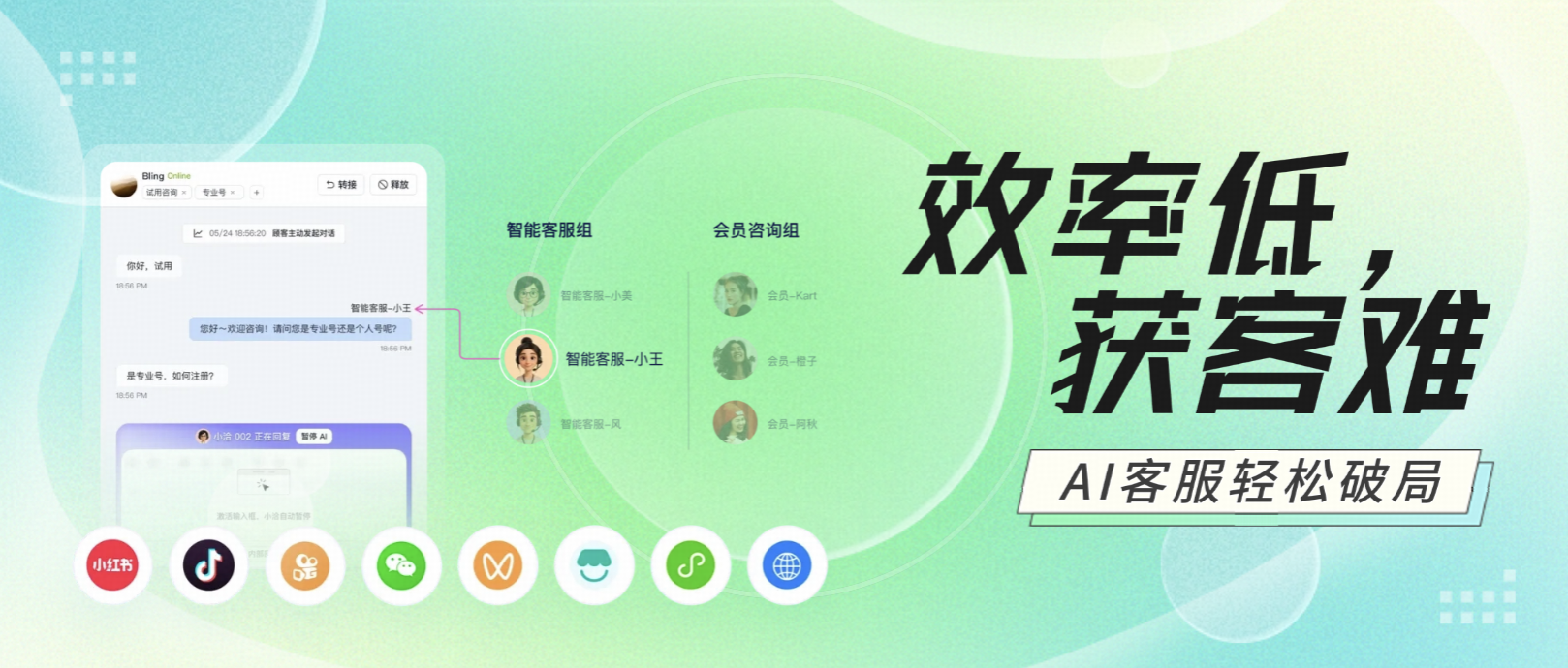 客服人手不够、效率低?AI智能客服系统轻松破局