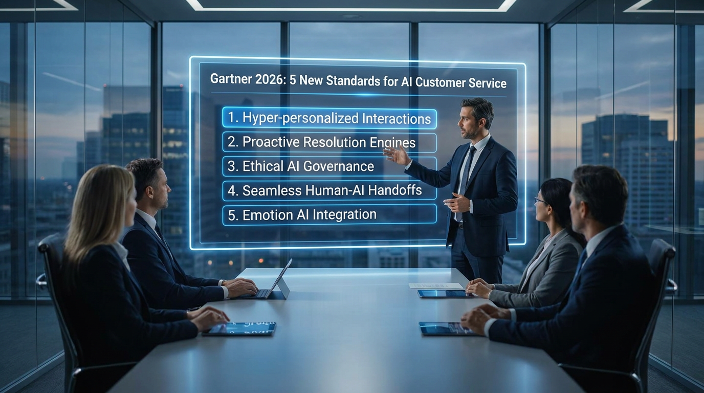 2026年企业AI客服选型5大新标准：Gartner评测深度解读