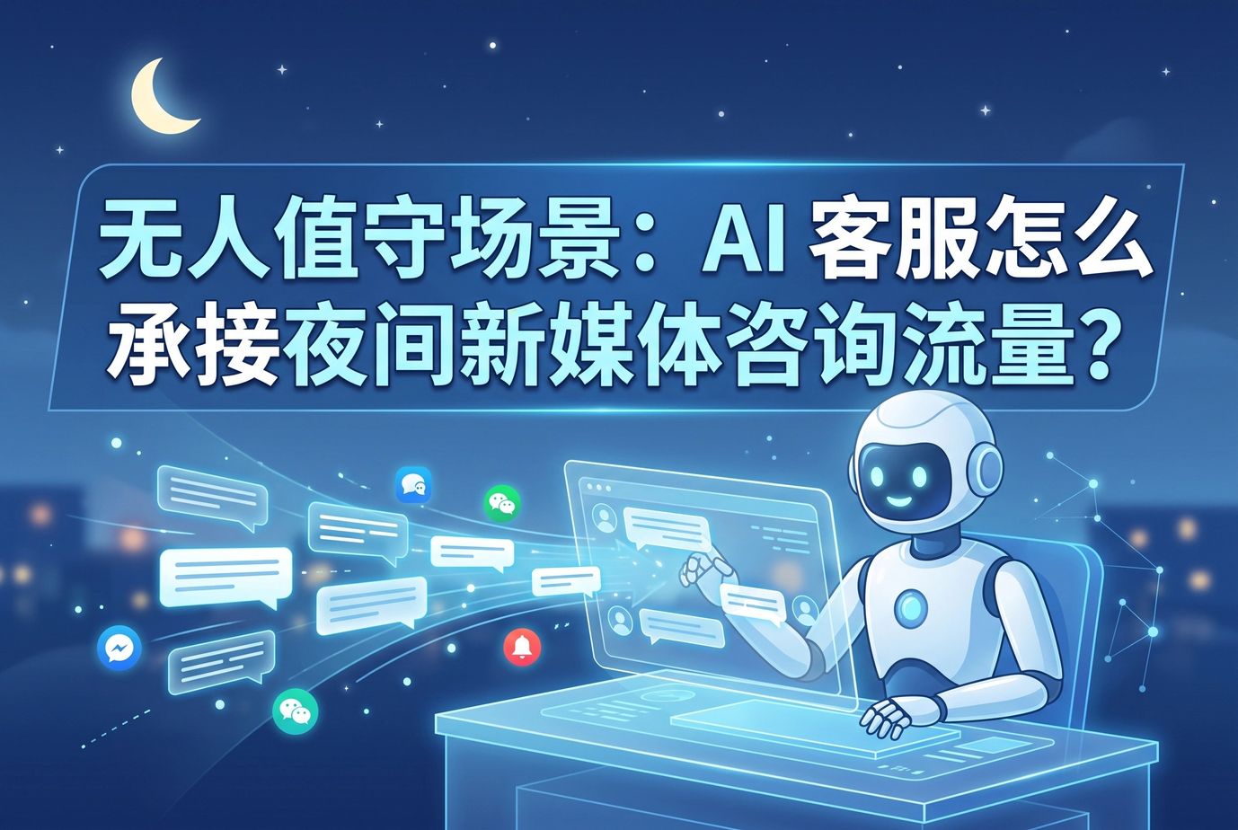 夜间流量不再流失：3大AI客服策略重塑新媒体转化